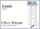 Louis Witryna lewa lub prawa L-W1/2 L.P