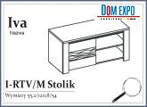 I-RTV/M Stolik