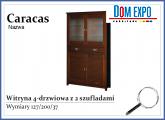 CARACAS 01 Witryna 4-drzwiowa z 2 szufladami