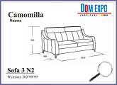 CAMOMILLA Sofa 3N2