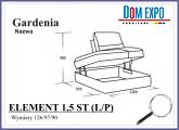 GARDENIA ELEMENT 1.5 ST (L/P)