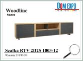 WOODLINE Szafka RTV 2D2S 1003-12