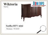 WIKTORIA - Szafka RTV mini drzwi proste